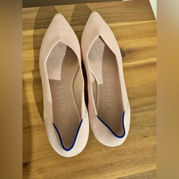 Rothy's The Point Ballet Flats Blush Pink Size 9.5 Womens - Picture 8 of 11